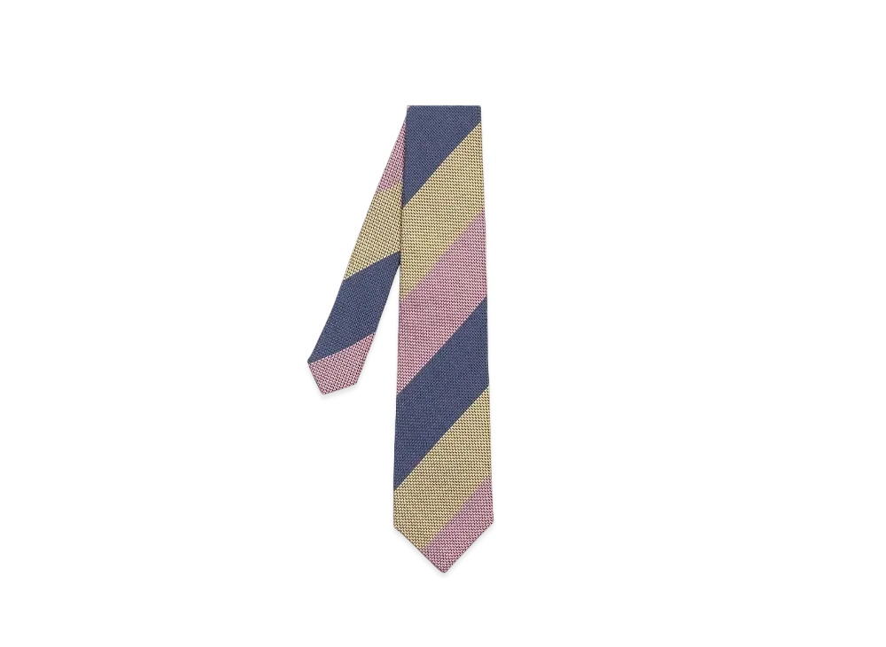 Paul Smith Block Stripe Tie "Pink"