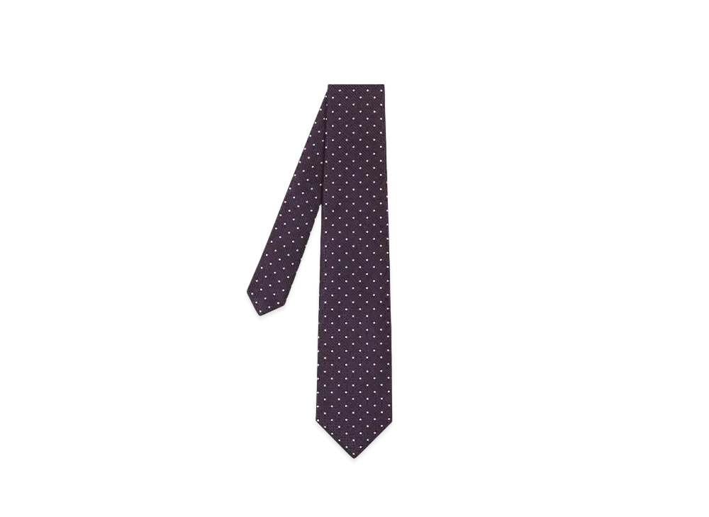 Paul Smith Dot Pattern Tie "DarkPurple"