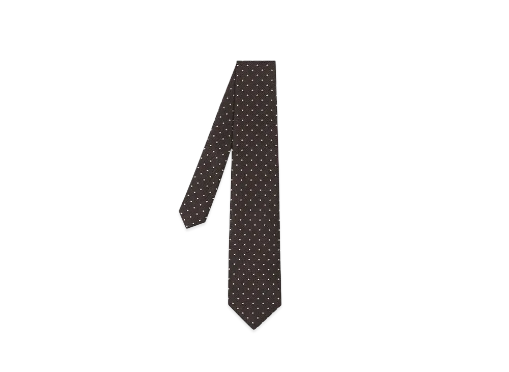 Paul Smith Dot Pattern Tie "Brown"