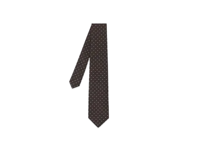 Paul Smith Dot Pattern Tie "Brown"