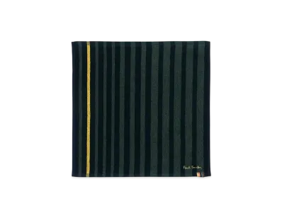 Paul Smith Contrasting Color Stripe Hand Towel "Navy"