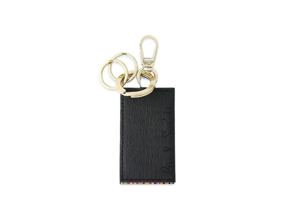 Paul Smith Cropped Logo Keyring "Black"
