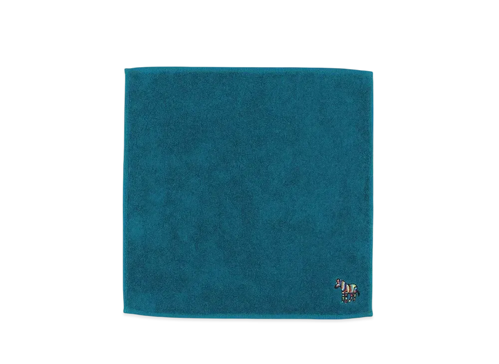 Paul Smith Multicolor Zebra Towel Handkerchief "BlueGreen"