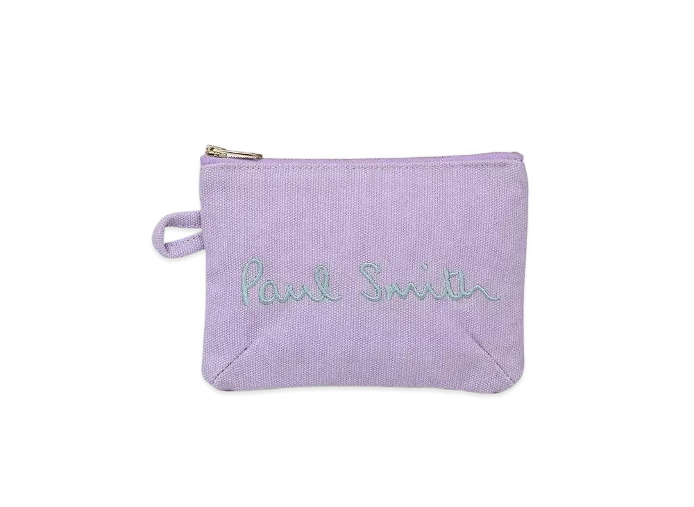 Paul Smith Logo Pop Color Pouch "Purple"