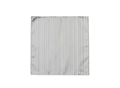 Paul Smith Shadow Stripe Pocket Square "SilverGray"