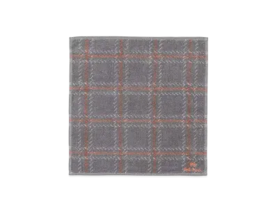 Paul Smith Dotting Check Towel Handkerchief "Gray"