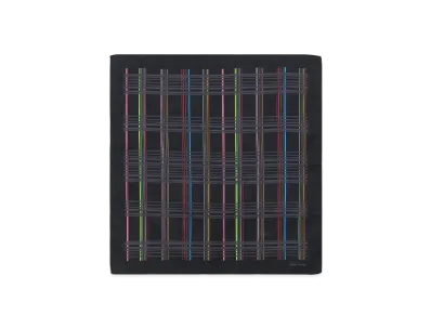 Paul Smith Multi Check Handkerchief "Black"