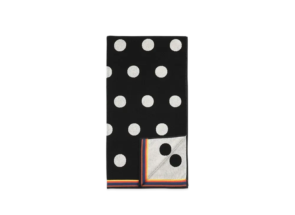 Paul Smith Artist Stripes / Spots Beach Towel "Black"