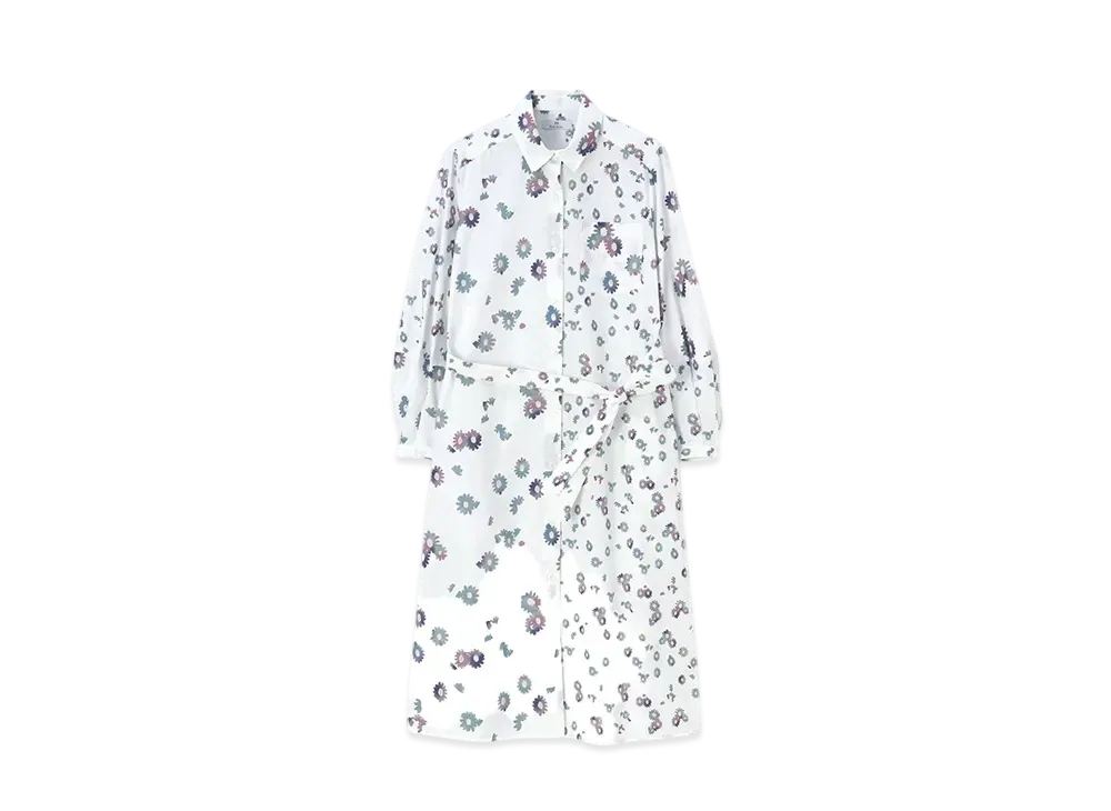 Paul Smith Womens Chamomile Floral Mix Dress "White"