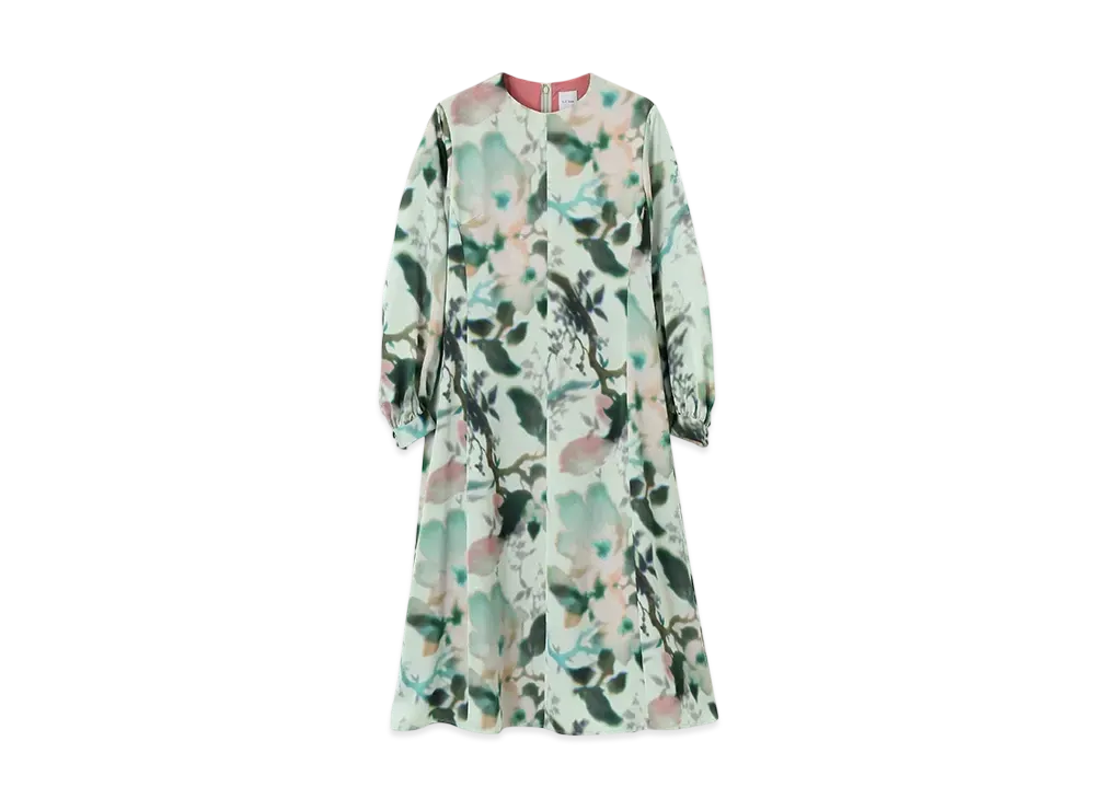Paul Smith Womens Lens Blur Botanical Dress "LightYellow"