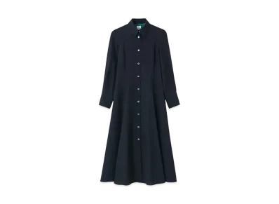 Paul Smith Women's Satin Georgette Dress "Navy"