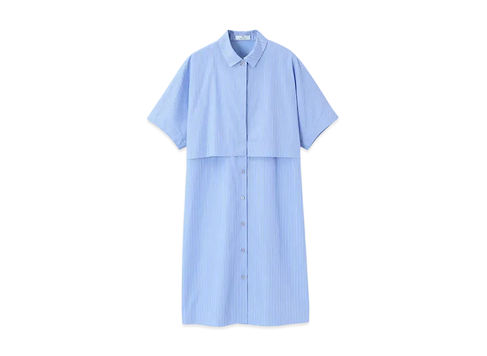 Paul Smith Women's Double Layered Shirt Dress "SaxBlue"