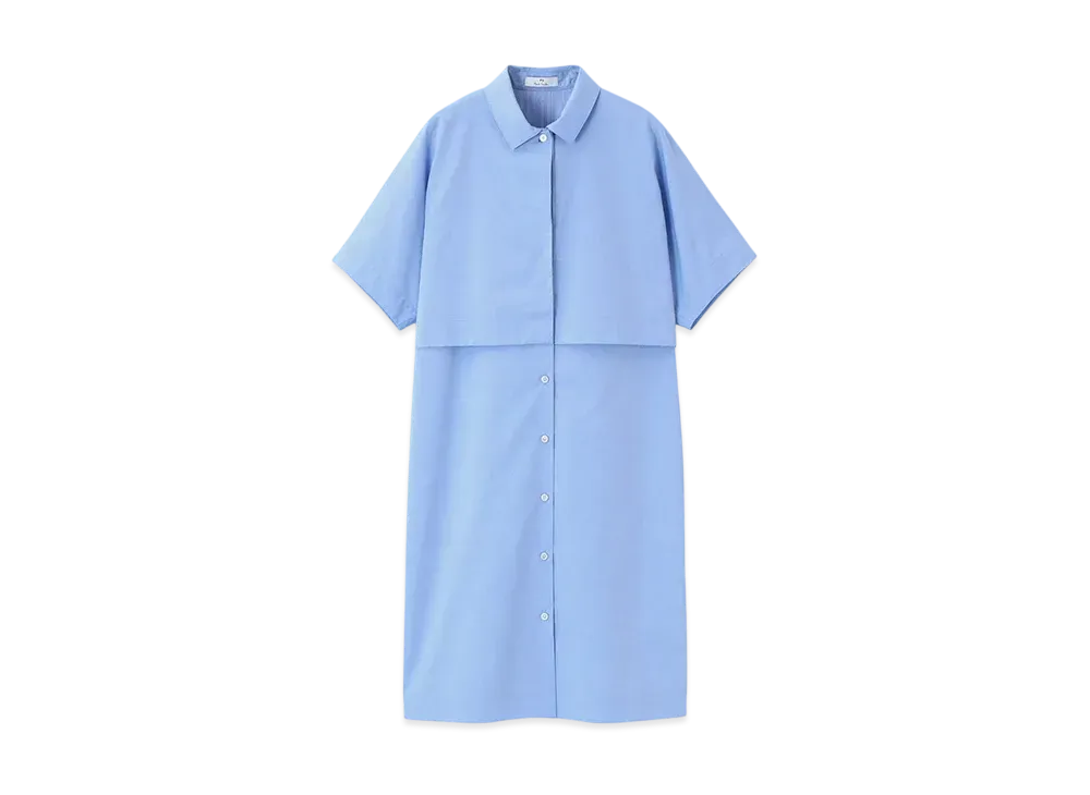 Paul Smith Women's Double Layered Shirt Dress "Blue"
