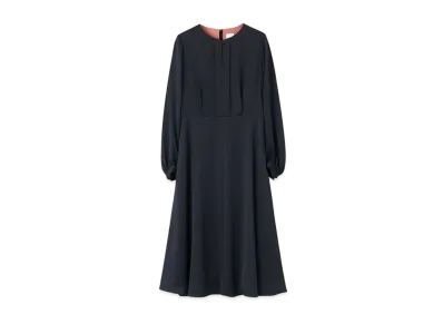 Paul Smith Women's Satin Flare Dress "Navy"