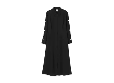 Paul Smith Women's Sleeve Button Dress "Black"