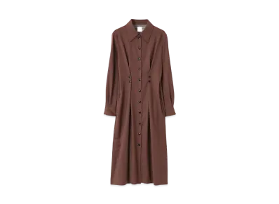Paul Smith Women's Wool Flannel Shirt Dress "Coral"