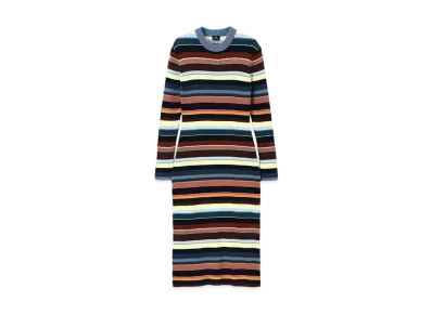 Paul Smith Women's Color Border Knit Dress "Multi"