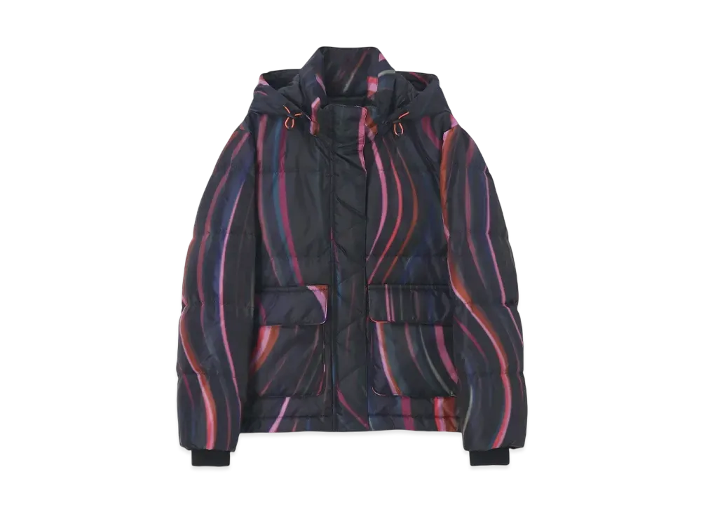 Paul Smith Women's Midnight Swirl Down Jacket "Black"