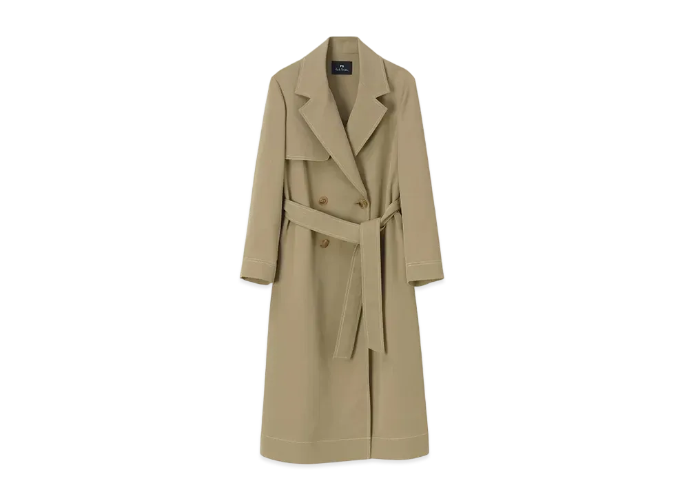 Paul Smith Women's slit trench coat "Khaki"