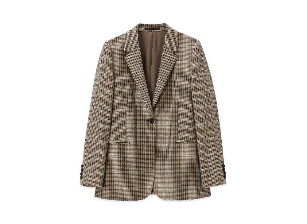 Paul Smith Women's Saxony Check Jacket "Brown"