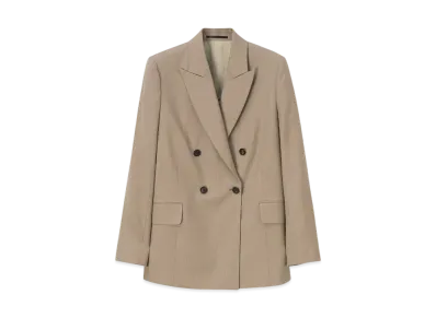 Paul Smith Women's Dobby Pin Dot Double Jacket "Beige"