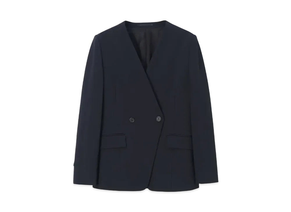Paul Smith Women's jersey collarless jacket "Navy"