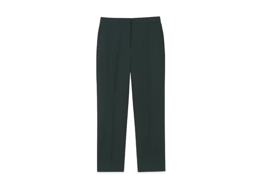 Paul Smith Women's Gabber Tapered Pants "DarkGreen"