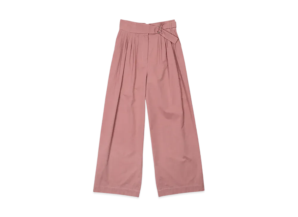 Paul Smith Women's Waist Belt Tuck Pants "Pink"