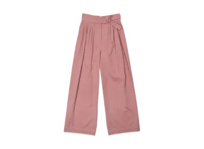 Paul Smith Women's Waist Belt Tuck Pants "Pink"
