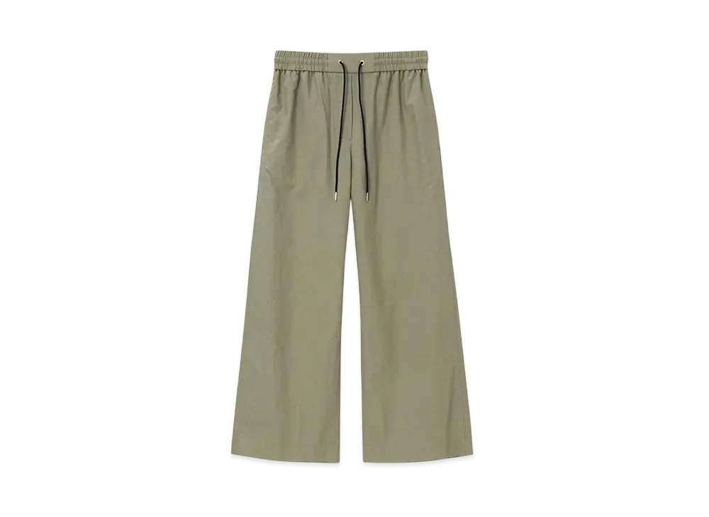 Paul Smith Women's Rayon Nylon Wide Pants "Khaki"