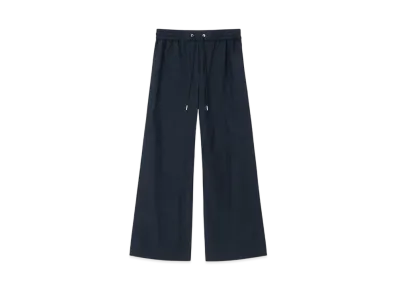 Paul Smith Women's Rayon Nylon Wide Pants "Navy"