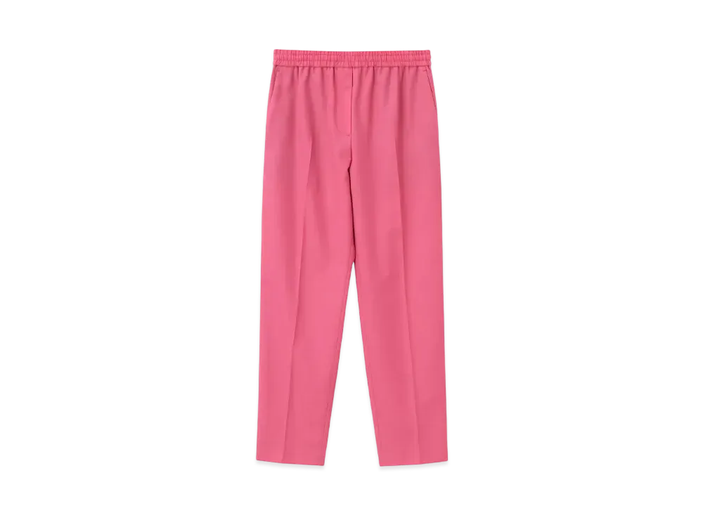 Paul Smith Women's Satin Point Tapered Pants "Pink"