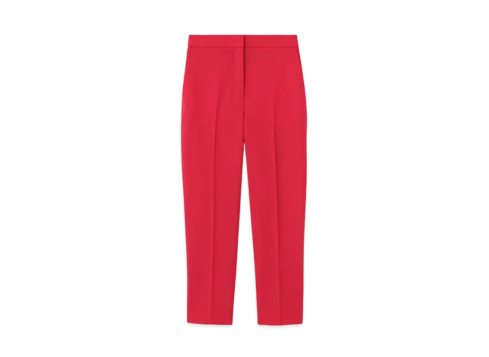 Paul Smith Women's Colored Suits Tapered Pants "Red"