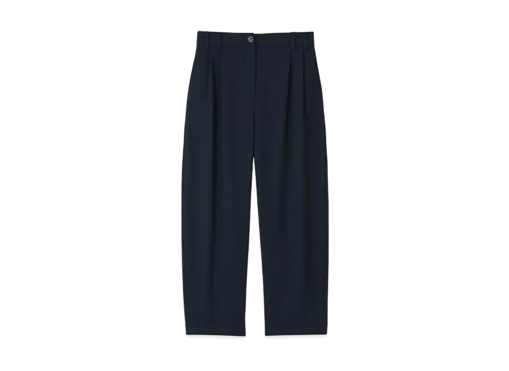 Paul Smith Women's Barrel Silhouette Pants "Navy"