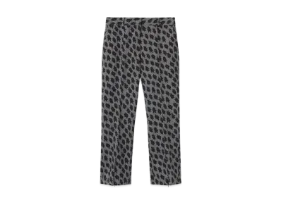 Paul Smith Women's Big Flower Straight Pants "Black"