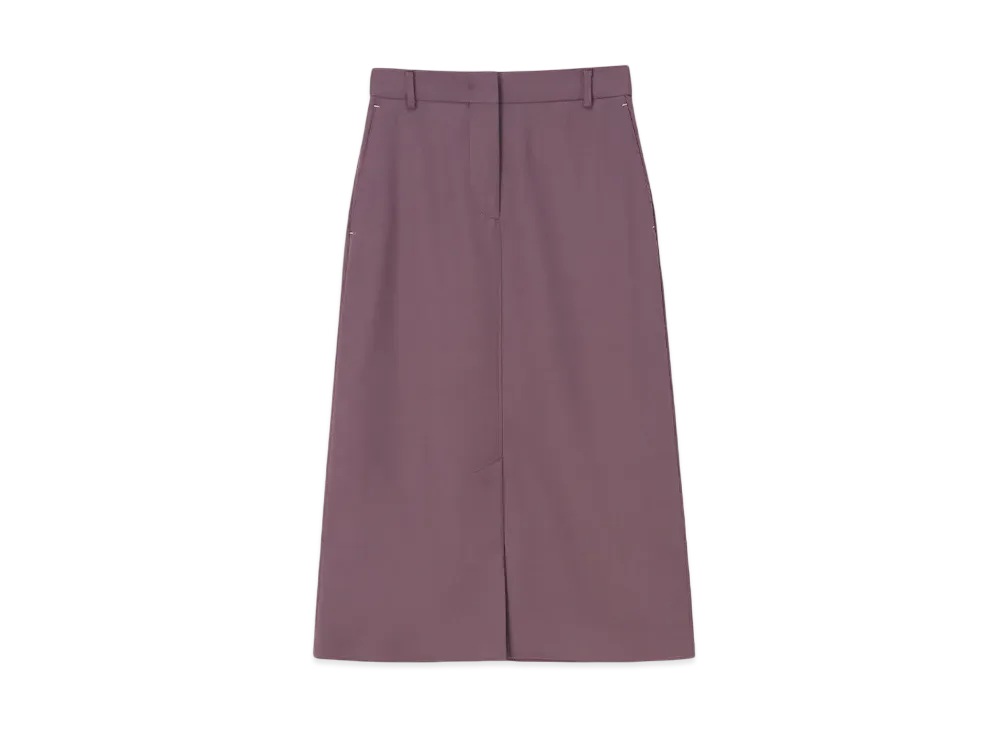 Paul Smith Women's Gabber Straight Silhouette Skirt "Purple"