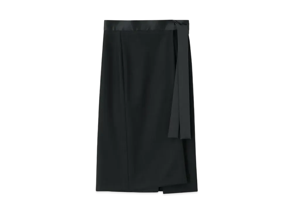 Paul Smith Women's Satin Point Skirt "Black"