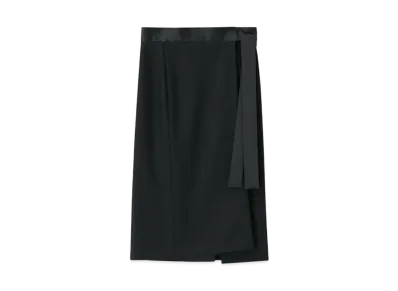 Paul Smith Women's Satin Point Skirt "Black"