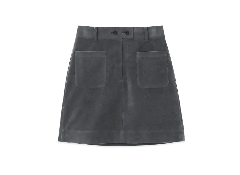 Paul Smith Women's Velvet Mini Skirt "DarkGray"