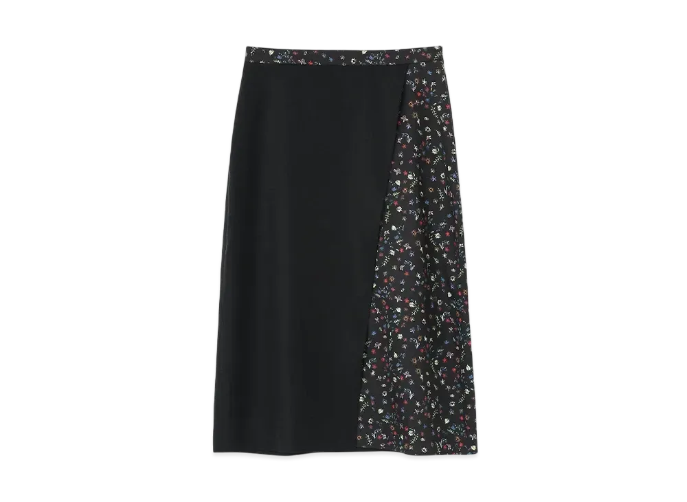 Paul Smith Women's Seedhead Floral Skirt "Black"