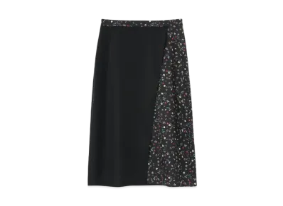 Paul Smith Women's Seedhead Floral Skirt "Black"