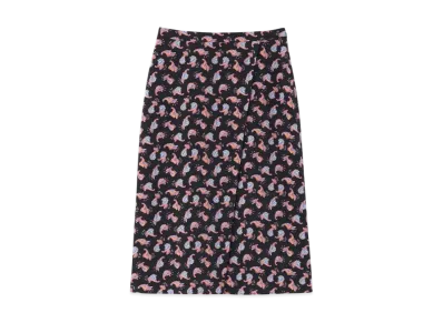 Paul Smith Women's Mini Burle Paisley Skirt "Black"