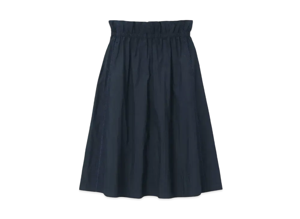 Paul Smith Women's Typewriter Gathered Skirt "Navy"