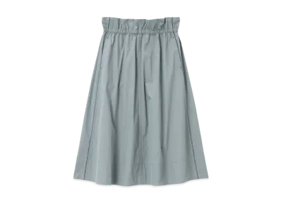 Paul Smith Women's Typewriter Gathered Skirt "GrayishBlue"