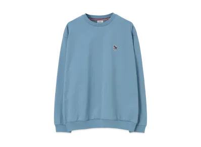 Paul Smith Women's Zebra Patch Long Sleeve T-Shirt "Blue"