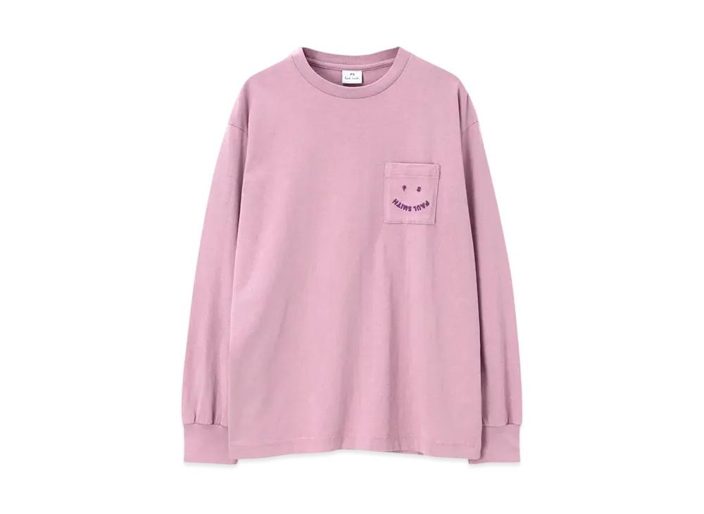 Paul Smith Women's Happy Vintage Long Sleeve T-Shirt "Pink"