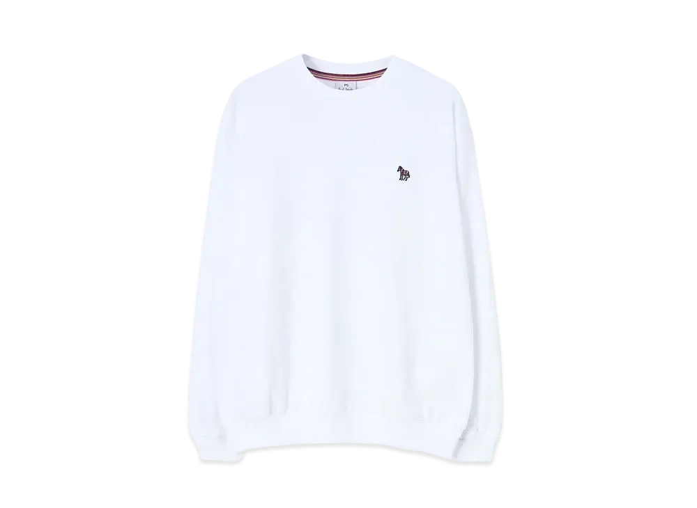Paul Smith Women's Zebra Patch Long Sleeve T-Shirt "White"