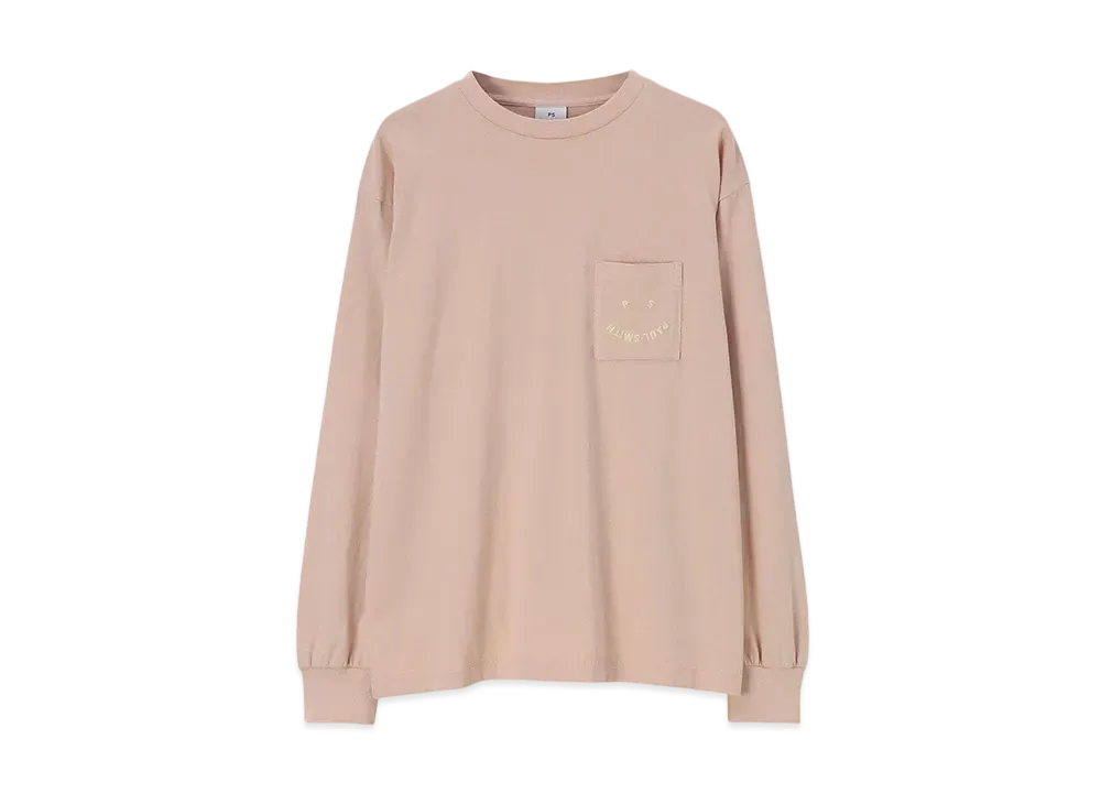 Paul Smith Women's Happy Vintage Long Sleeve T-Shirt "Beige"