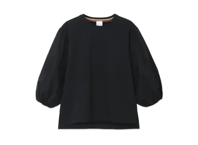 Paul Smith Women's Lace Combination Cut And Sew "Black"