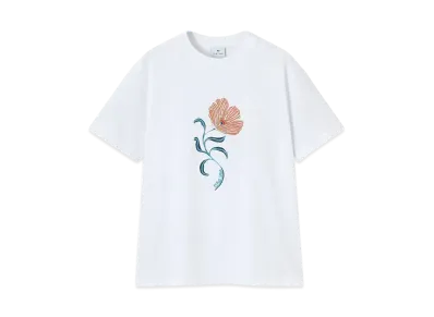 Paul Smith Women's Poppies Short Sleeve T-Shirt "White"